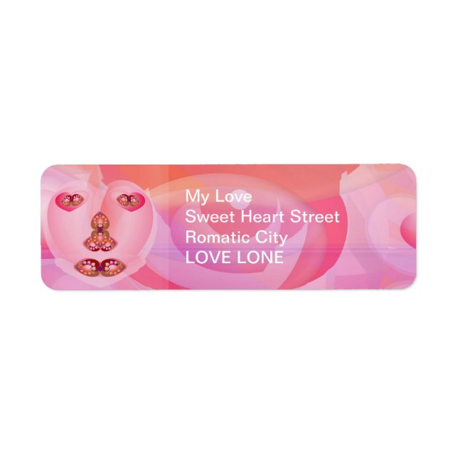 SweetHeart SWEET HEART Return Address Label (Front)