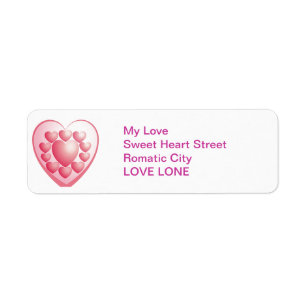 SweetHeart SWEET HEART Return Address Label