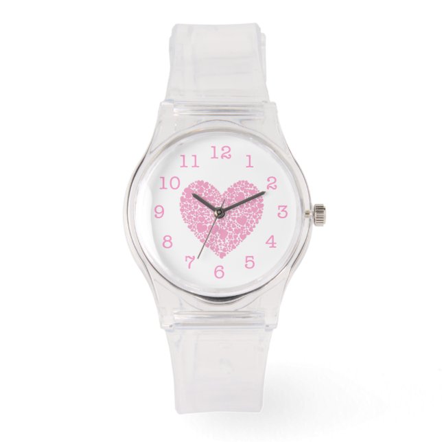 Sweetheart Valentine Heart/Pink Watch (Front)