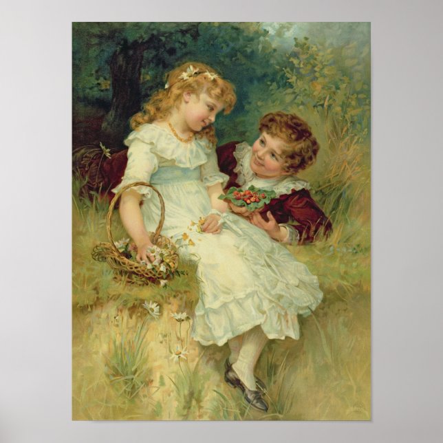 Sweethearts, from the Pears Annual, 1905 Poster (Front)