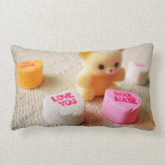Sweethearts love you soul mate rectangle throw pil lumbar cushion