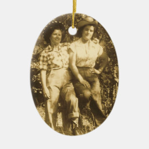 SWEETHEARTS OF THE RODEO ORNAMENT