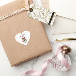 Sweetheart's Secret: A Heartfelt Valentine's Day Heart Sticker