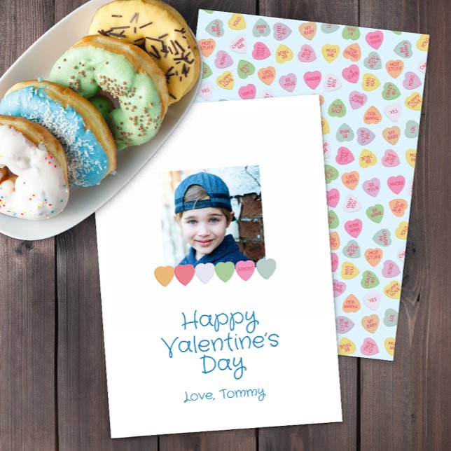Sweethearts Valentine’s Day Photo Classroom Card (Classroom Exchange Card - Valentines Day!)