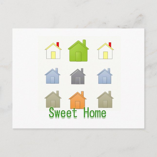 SweetHome House Warming Party Invitation Postcard (Front)