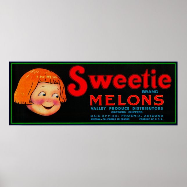 Sweetie Melon LabelPhoenix, AZ Poster (Front)