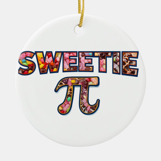 Sweetie Pi: Candy Lover’s Dream! Ceramic Ornament (Front)