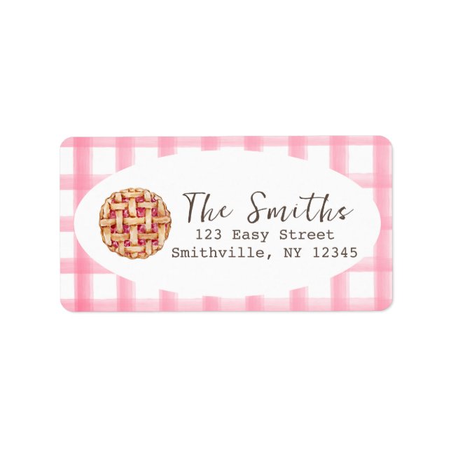 Sweetie Pie 1st Birthday Address Label (Front)