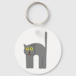 Sweetie Pie Cornered Cat EnGarde Key Ring