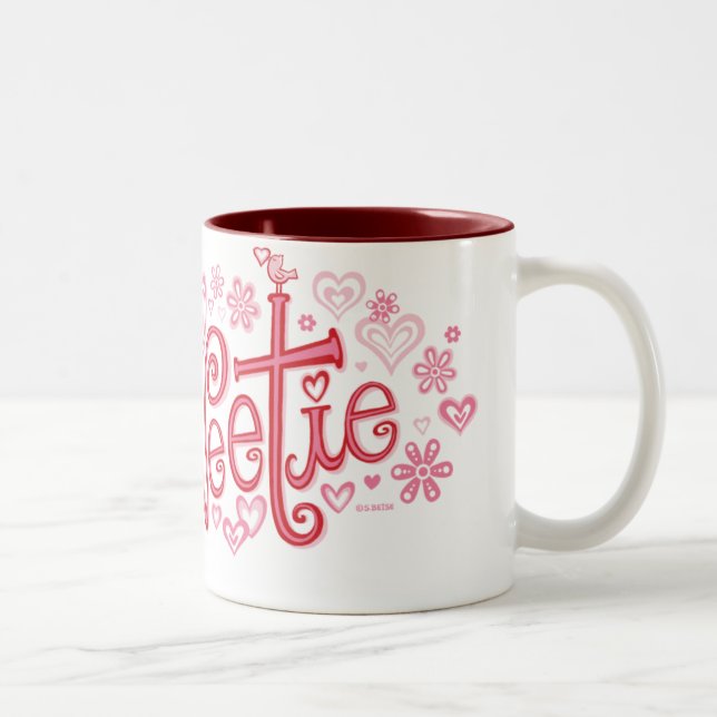 Sweetie Two-Tone Coffee Mug (Right)