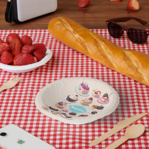 Sweeties 7" Paper Bowl Plate