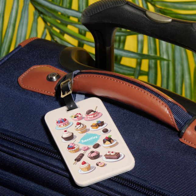 Sweeties Luggage Tag (Front Insitu 1)