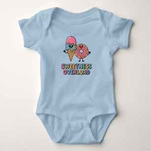 Sweetness Overload Doughnut & Ice Cream Baby Bodysuit