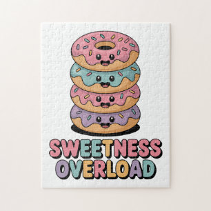 Sweetness Overload   Doughnut Kids Jigsaw Puzzle