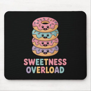Sweetness Overload   Doughnut Kids Mouse Pad