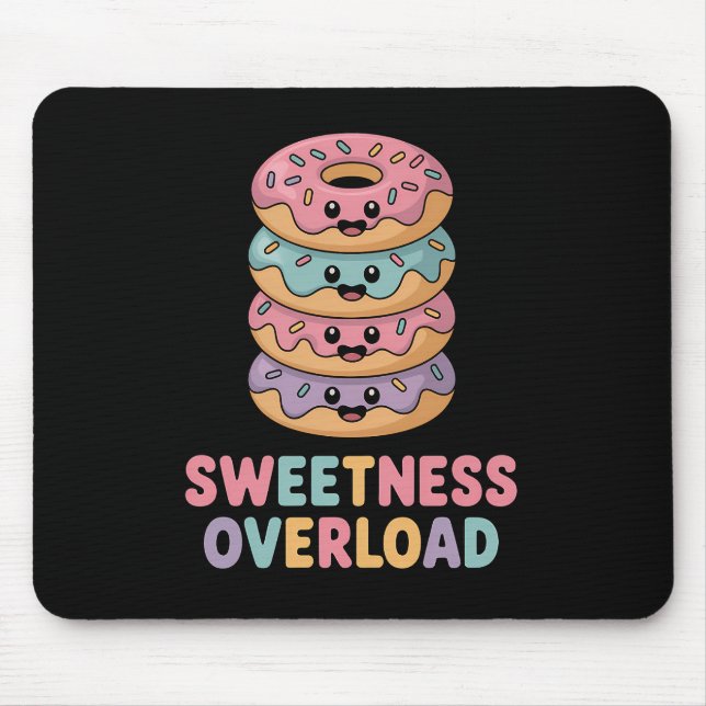 Sweetness Overload | Doughnut Kids Mouse Pad (Front)