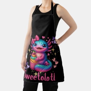 Sweetolotl Vibes Axolotl Cuteness Lovers Apron