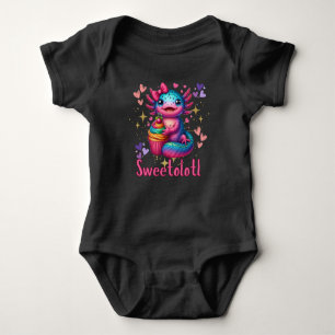 Sweetolotl Vibes Axolotl Cuteness Lovers Baby Bodysuit