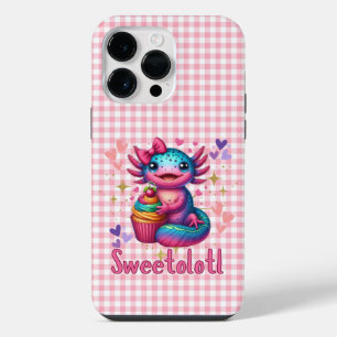 Sweetolotl Vibes Axolotl Cuteness Lovers iPhone 14 Pro Max Case