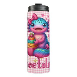 Sweetolotl Vibes Axolotl Cuteness Lovers Thermal Tumbler