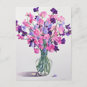 Sweetpeas 2007 postcard