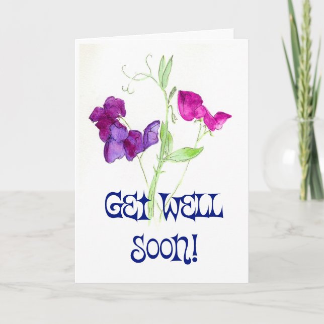 sweetpeasgetwell card (Front)