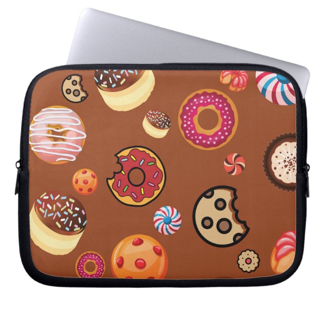 Sweets 3 laptop sleeve (Front)