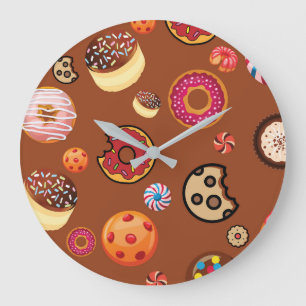 Sweets 3 large clock