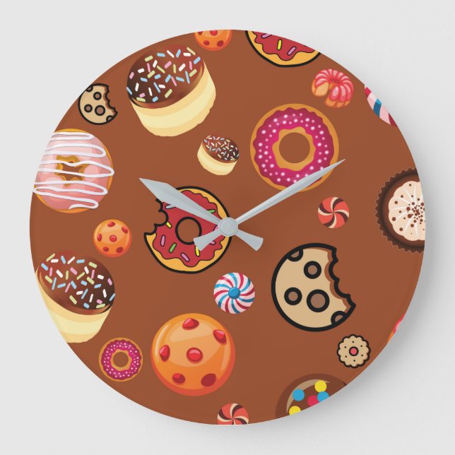 Sweets 3 large clock (Front)
