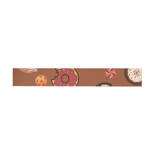Sweets 3 wrap around label