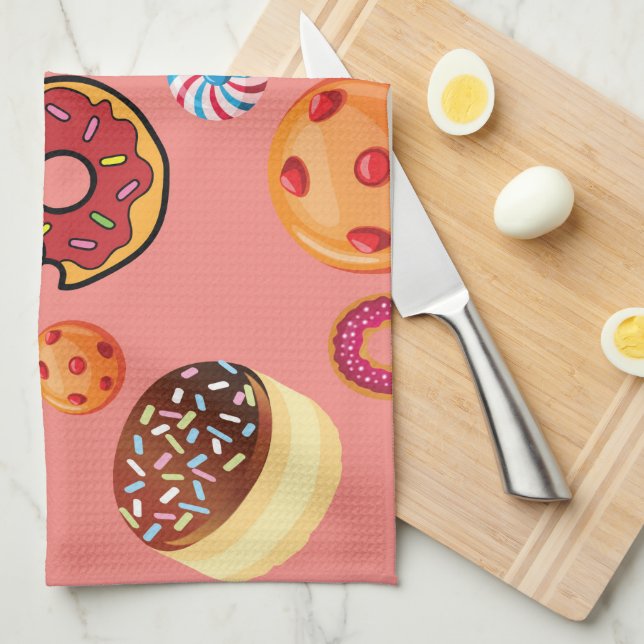 Sweets 5 tea towel (Quarter Fold)