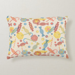 Sweets And Candy Pattern Decorative Cushion
