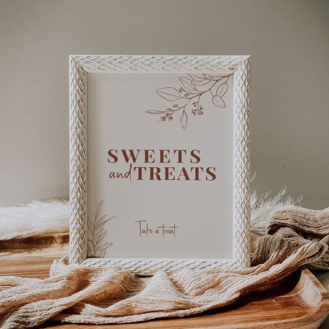 Sweets and Treats Boho Wedding Sign  (Creator Uploaded)