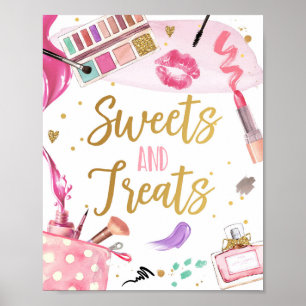 Sweets and Treats Spa Party Makeup Glamour Girl Poster