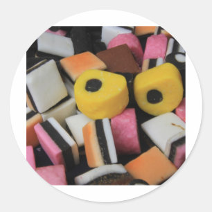 Sweets Candy Classic Round Sticker