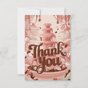 Sweets Chocolate thank you card