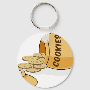 Sweets Dessert Food Cookie Jar Chocolate Key Ring