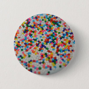 Sweets Dessert Rainbow Pattern Cake Cupcake Art 6 Cm Round Badge