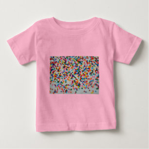 Sweets Dessert Rainbow Pattern Cake Cupcake Art Baby T-Shirt