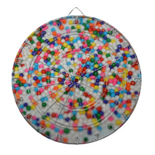 Sweets Dessert Rainbow Pattern Cake Cupcake Art Dartboard