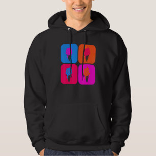 Sweets Ice Cream Cone Pop Summer Dessert Ice Cream Hoodie
