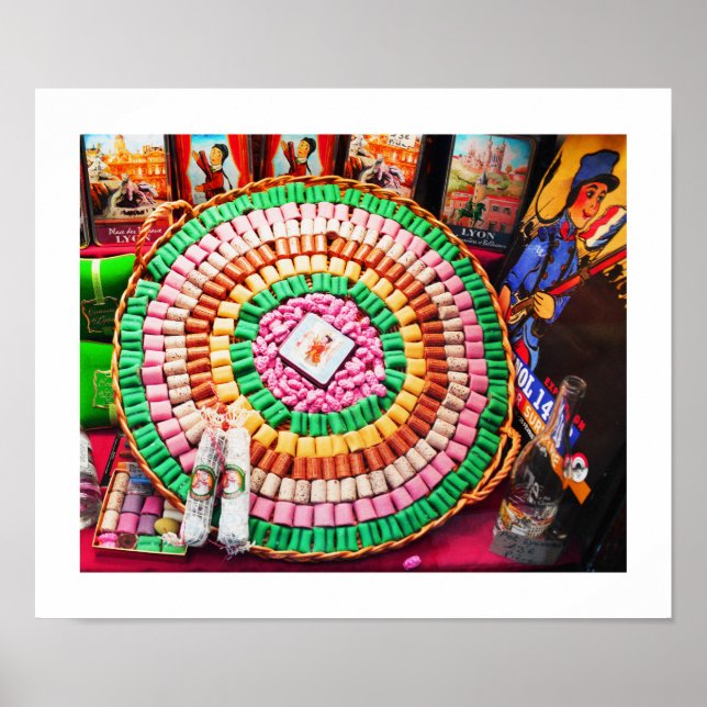 Sweets in Lyon, France Poster (Front)