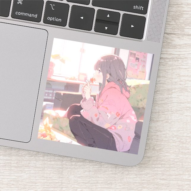 Sweets JK Sticker | Sushi Musume GenerativeAI (Detail)