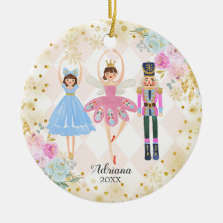 Sweets Personalised Nutcracker ornament Girl