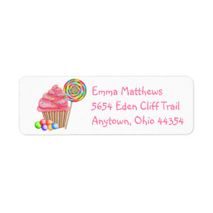 Sweets Return Address Labels