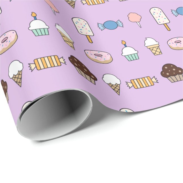Sweets Themed wrapping paper (Roll Corner)