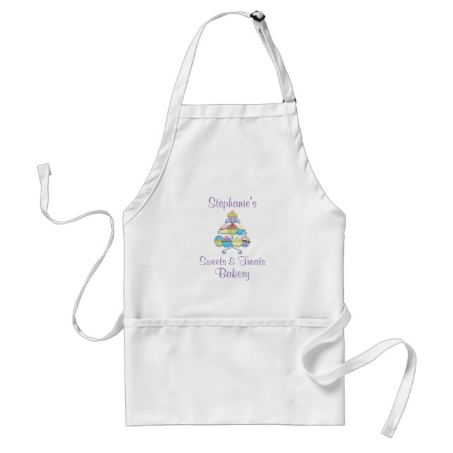 Sweets & Treats Bakery - Personalised Standard Apron (Front)