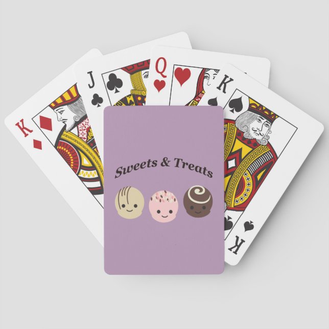 Sweets & Treats! Chocolates Playing Cards (Back)