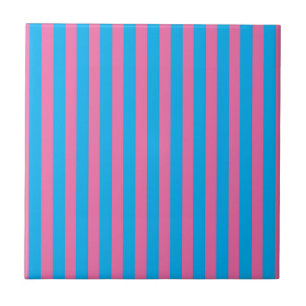 Sweetshop Candy Shop Stripe Cute Retro Ceramic Tile