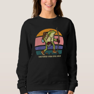 Sweetwater Creek State Park Georgia Hiking Frog Ca Sweatshirt